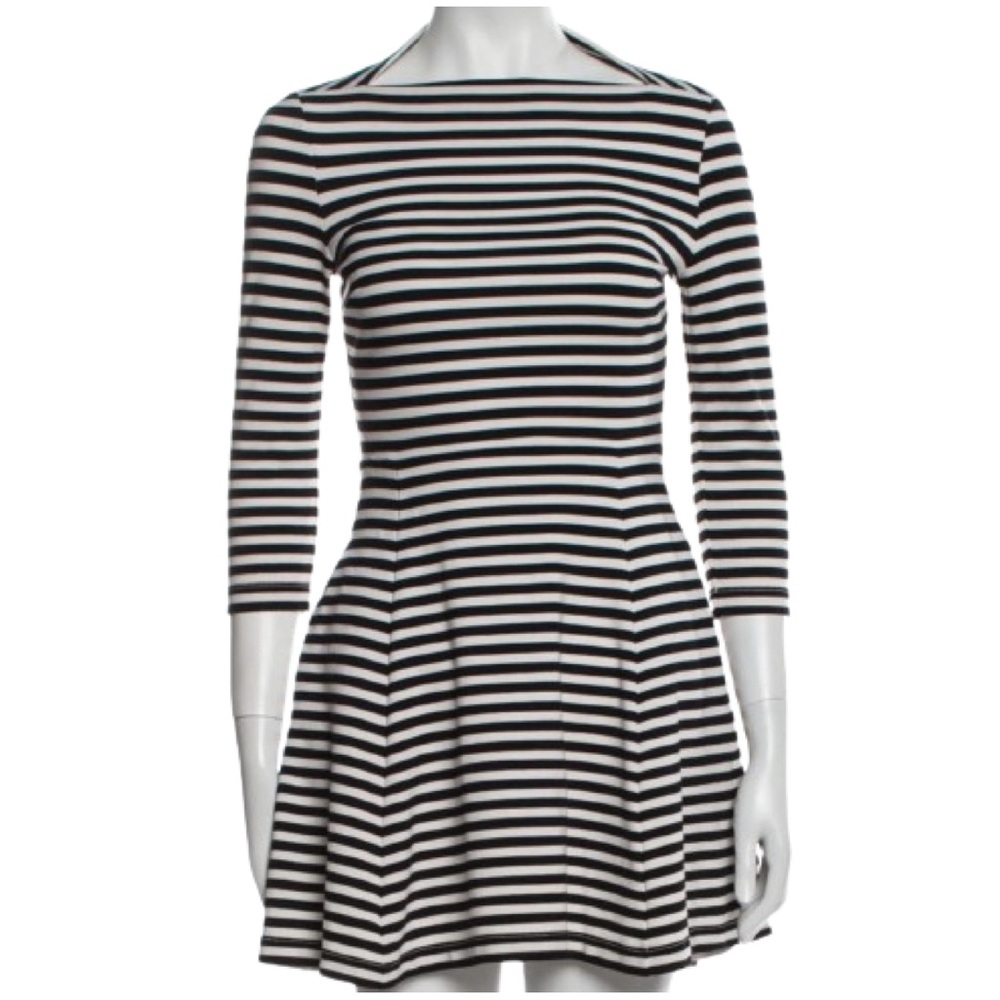 kate spade ♡ Broome Street Striped Black & White Dress